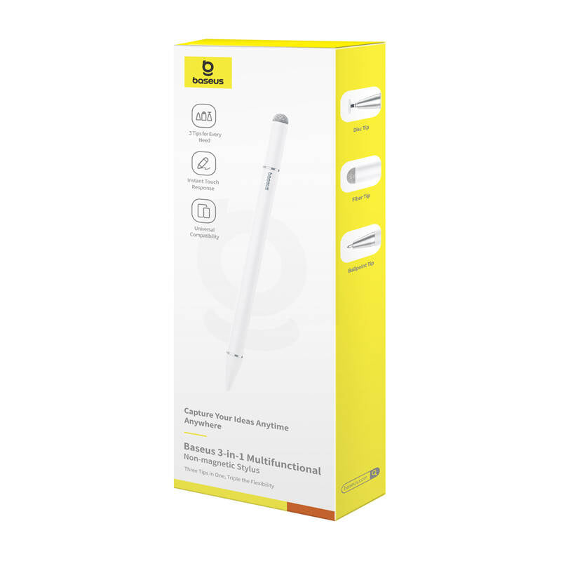 Stylus Baseus Smooth Writing III Non-magnetic (white)