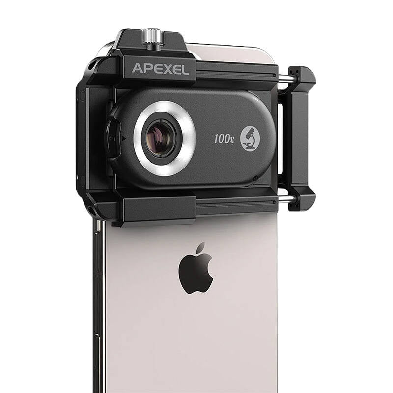 3x Smartphone CPL Lens / Microscope Apexel APL-MS3IN1 , 200x / 150x / 100x