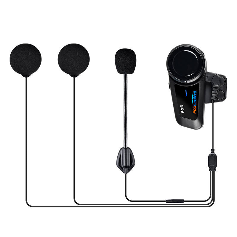 Headset intercom Fodsports FX6 2 pack (black)