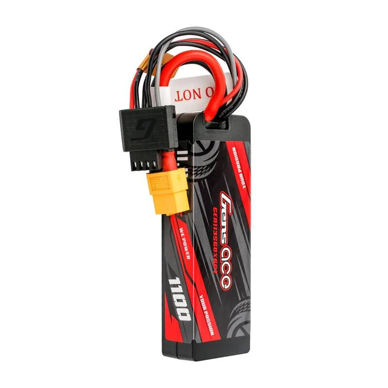 Gens ace G-Tech 1100mAh 11.1V 3S1P 60C GRP-76 Hardcase Lipo Battery Pack with XT60 Plug