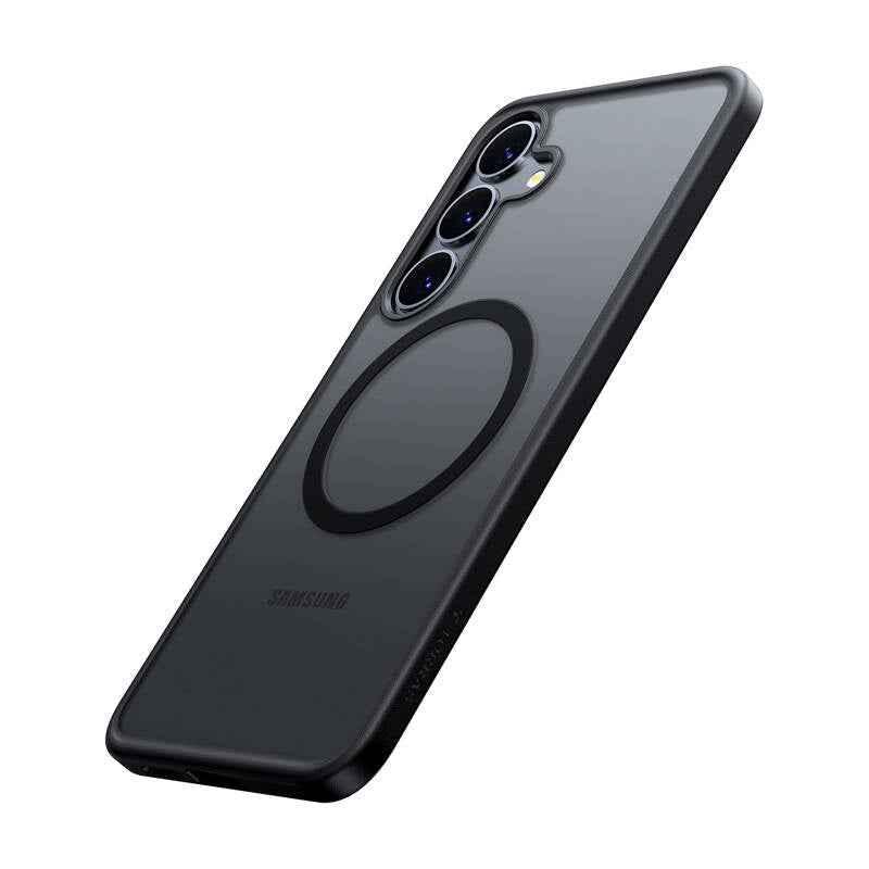 Torras Guardian Magnetic Series Phone Case for Samsung S25 (Black)