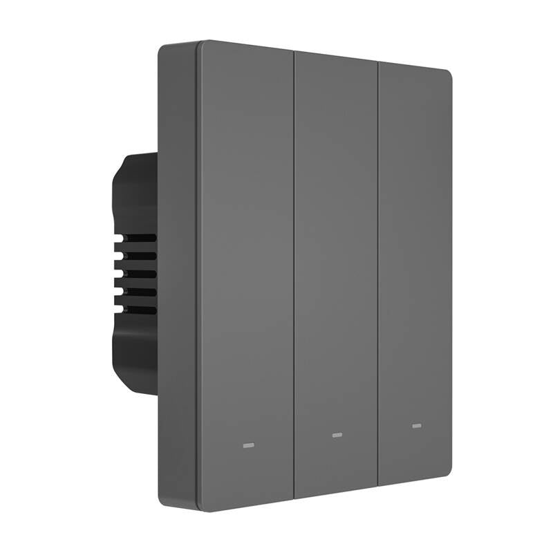 Smart WiFi wall switch SONOFF M5-3C-80 (graphite)