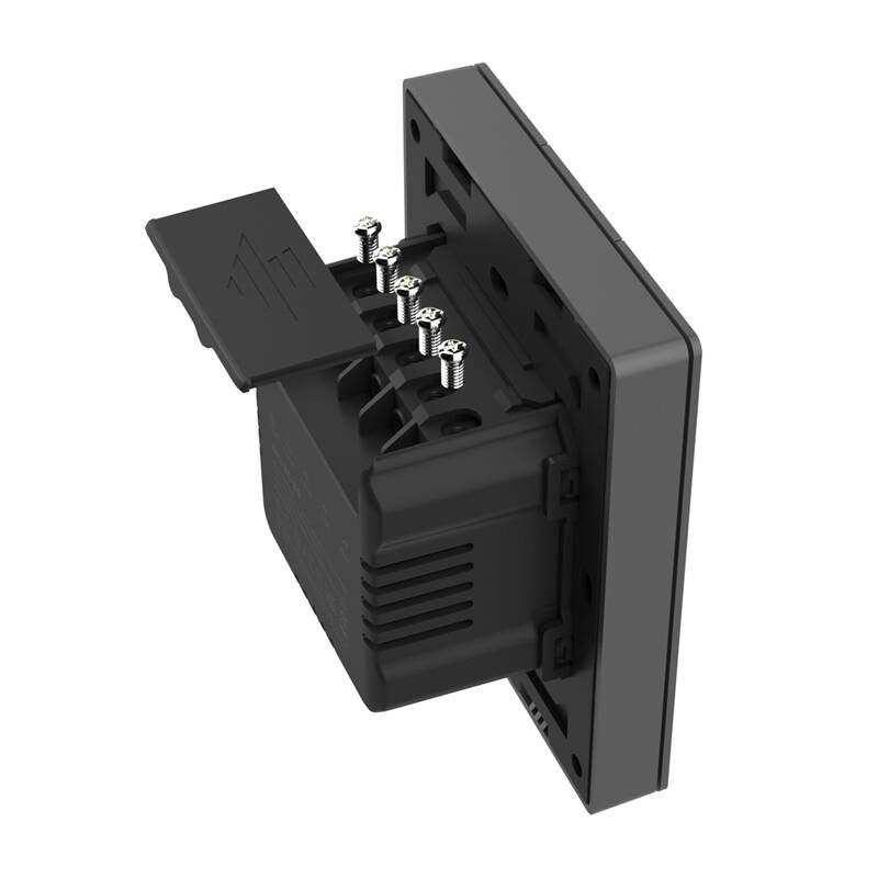 Smart WiFi wall switch SONOFF M5-3C-80 (graphite)