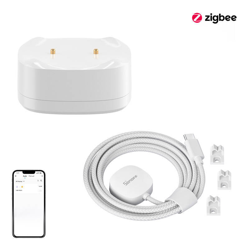 Water leak sensor set ZigBee SONOFF SNZB-05P + Cable WLDC200
