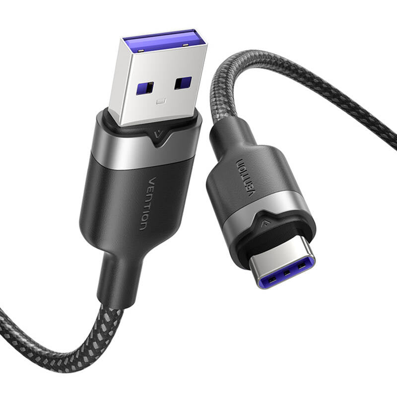 USB 2.0 A Male to C Male 6A Cable Vention CTOBH 2M (Black)