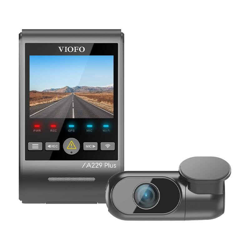 VIOFO A229 Plus 2CH Dashcam 2K + 2K WiFi, GPS