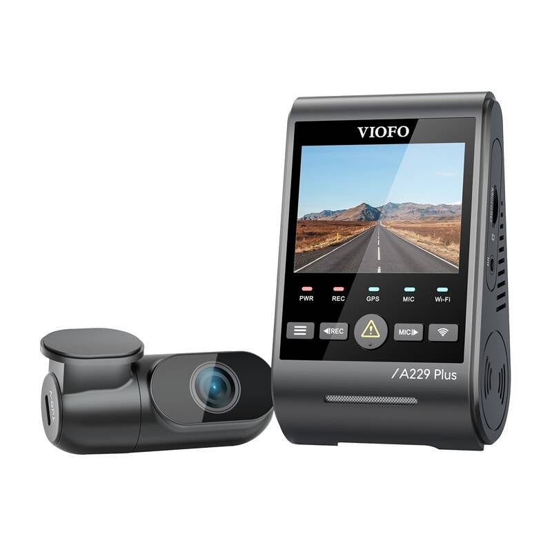 VIOFO A229 Plus 2CH Dashcam 2K + 2K WiFi, GPS