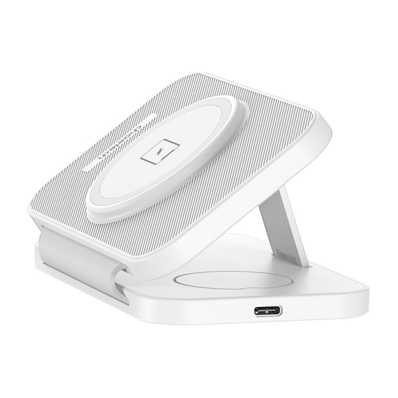 Wireless charger 3in1 Choetech T616-F (white)
