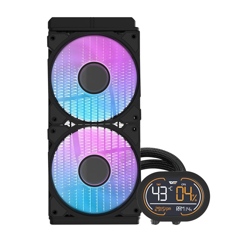 Darkflash DH240D CPU liquid cooling (black)