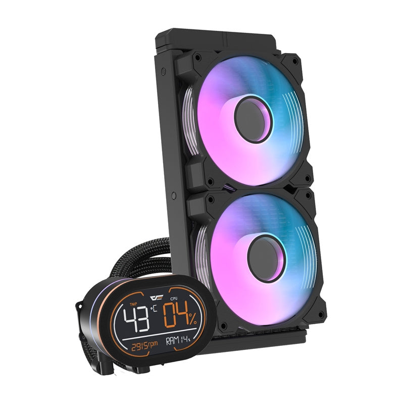 Darkflash DH240D CPU liquid cooling (black)
