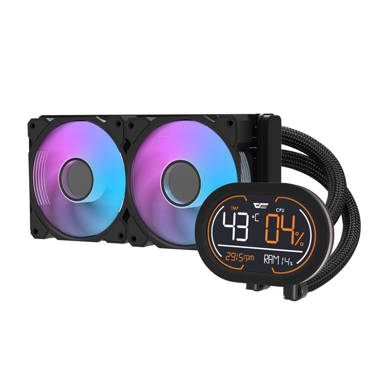 Darkflash DH240D CPU liquid cooling (black)