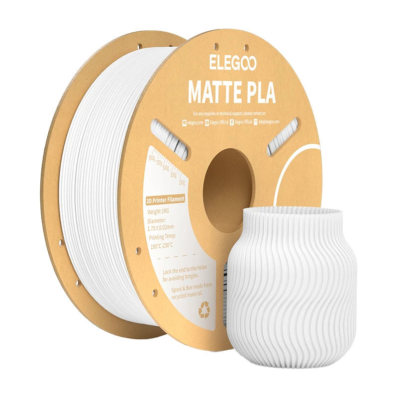 Filament PLA Matte ELEGOO (White)