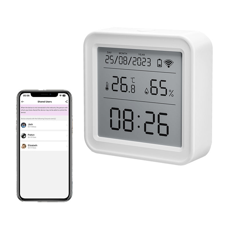 Gosund ST17 Zigbee Smart temperature and humidity sensor (LCD, Tuya)