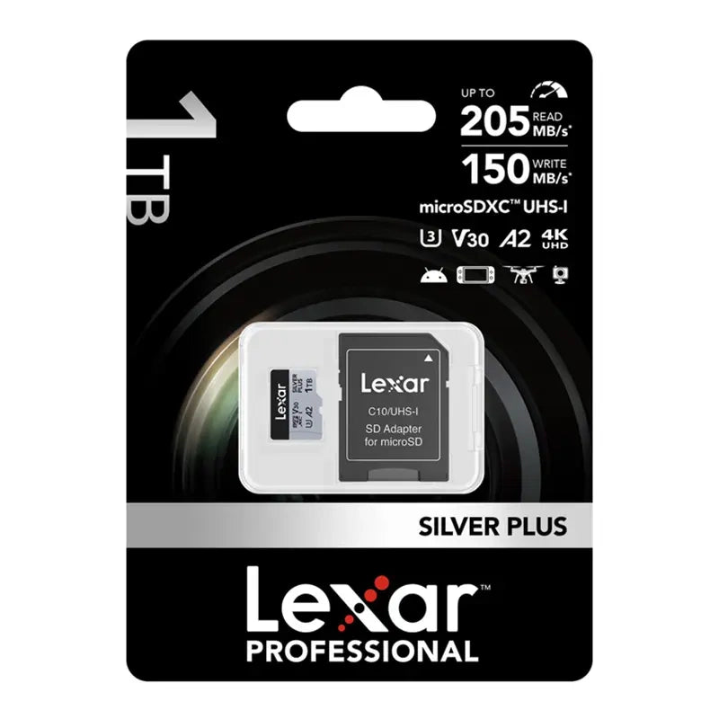 Memory card Lexar High-Performance Silver Plus microSDXC 1TB + adapter
