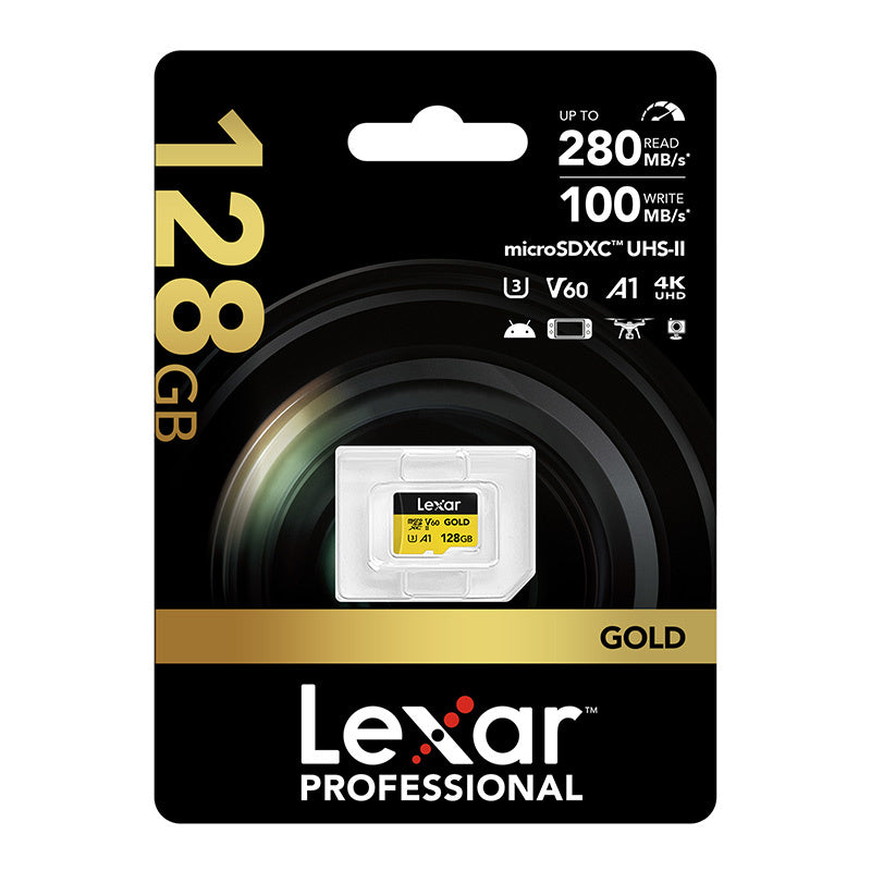 Memory card Lexar GOLD microSDXC 128GB