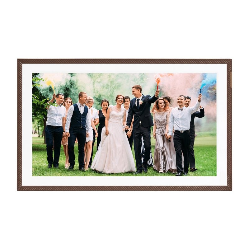 Digital photo frame Arzopa D156 (dark brown) 15.6”