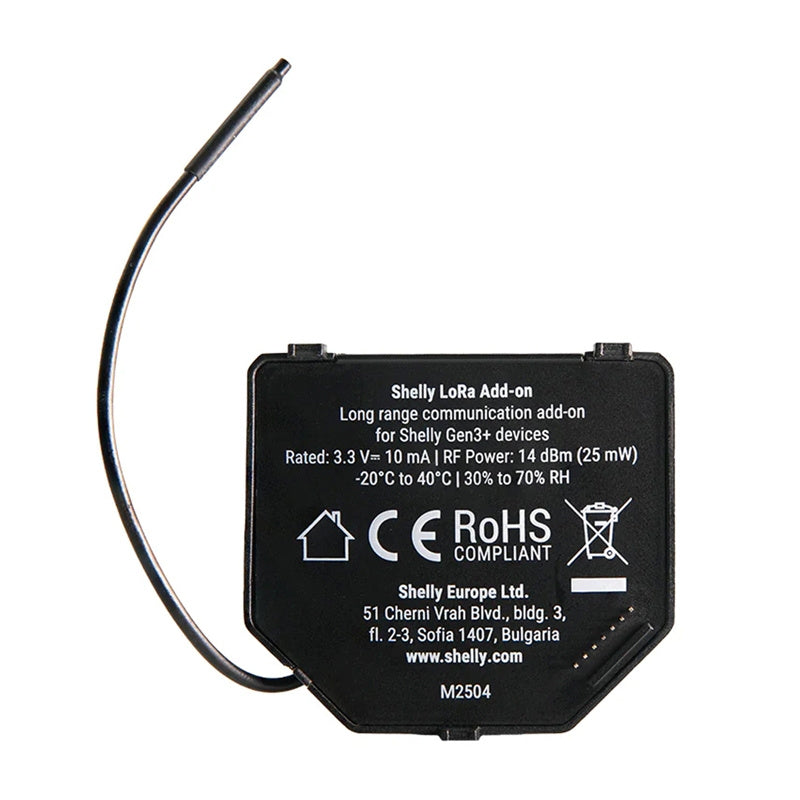 Set of 2 Relays EU868 for gen.3/4 Shelly LoRa Add-on