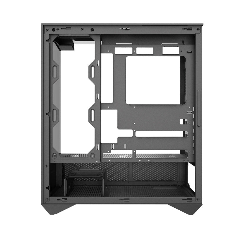 DarkFlash Computer Case DY460 Black with 4 ARGB fans