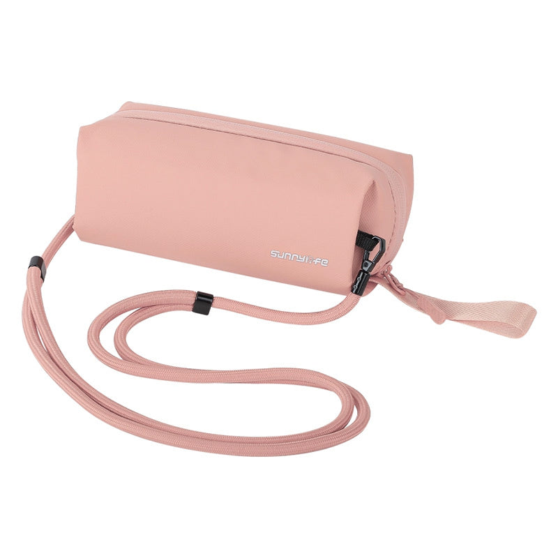 Storage Bag Sunnylife for DJI OSMO 360/ Insta360 GO Ultra/ OP 3/ action camera, smart phone (pink)