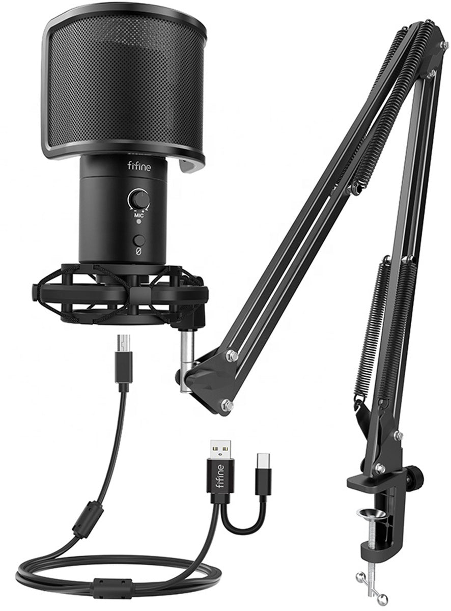 Fifine Condenser microphone T683 (black)