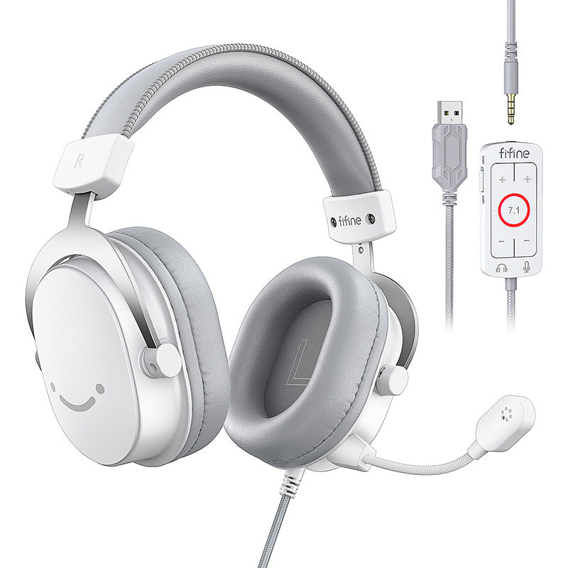 Fifine Gaming headphones H9W (white)