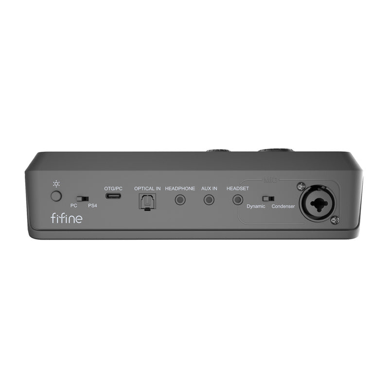 Fifine Gaming mixer SC8 RGB (black)