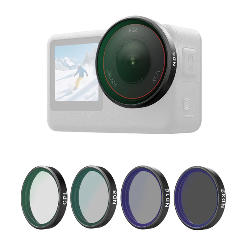 Telesin CPL/ND8/ND16/ND32 Filter Set for DJI Osmo Action 6 (4 pcs.)