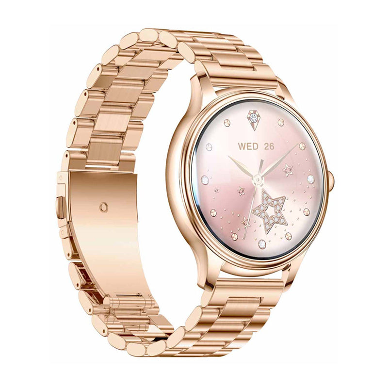 Smart Watch COLMI L28 (Gold + Gold steel strap)
