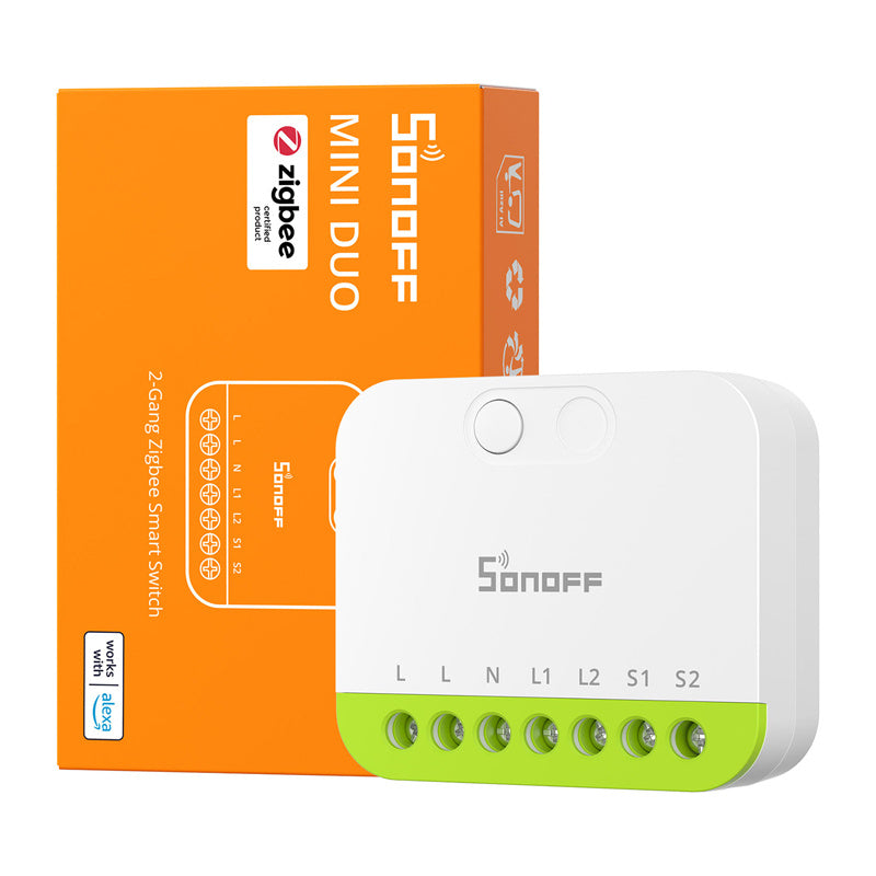 Dual-Channel mini switch Sonoff MINI-ZB2GS ZigBee