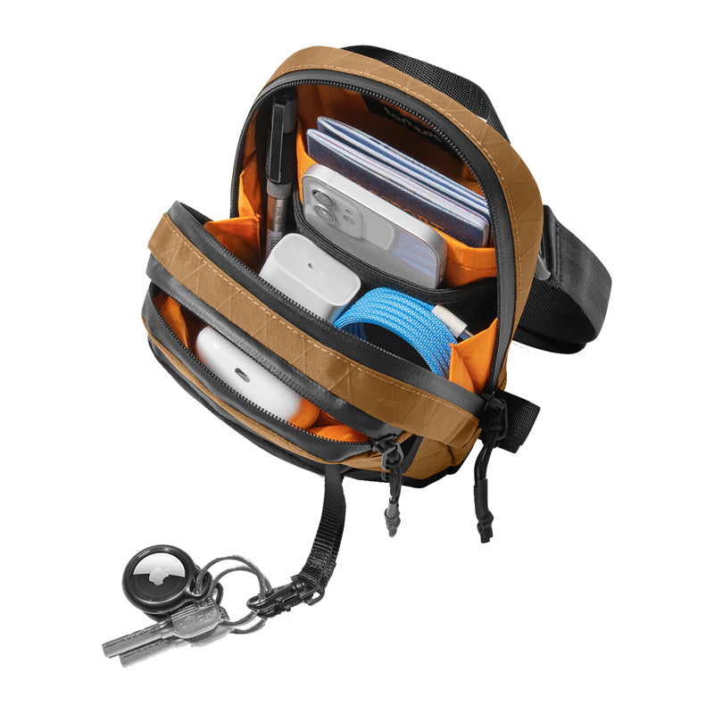 Aviator-T37 Travel Crossbody Bag X-Pac 1.3L Brown