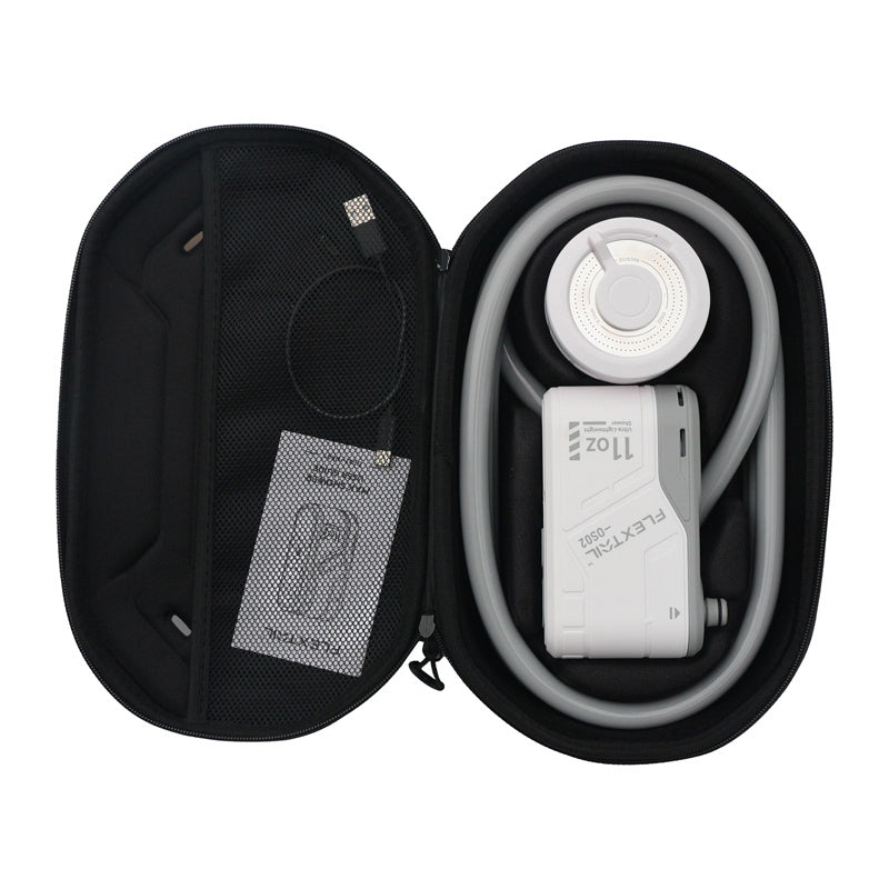 Flextail Max Shower with storage box (white)
