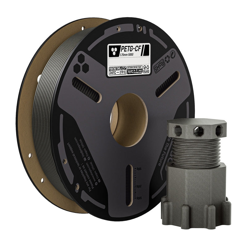 ELEGOO PETG-CF Carbon Fiber Filament (Grey)