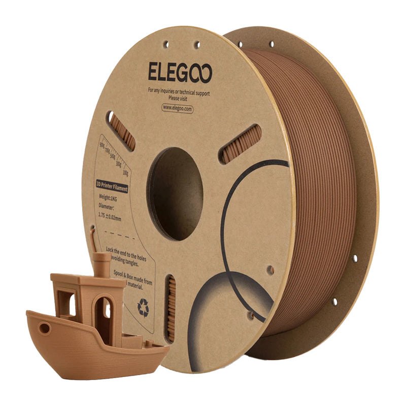 ELEGOO PLA Special Filament (Teak Wood/Medium Brown)