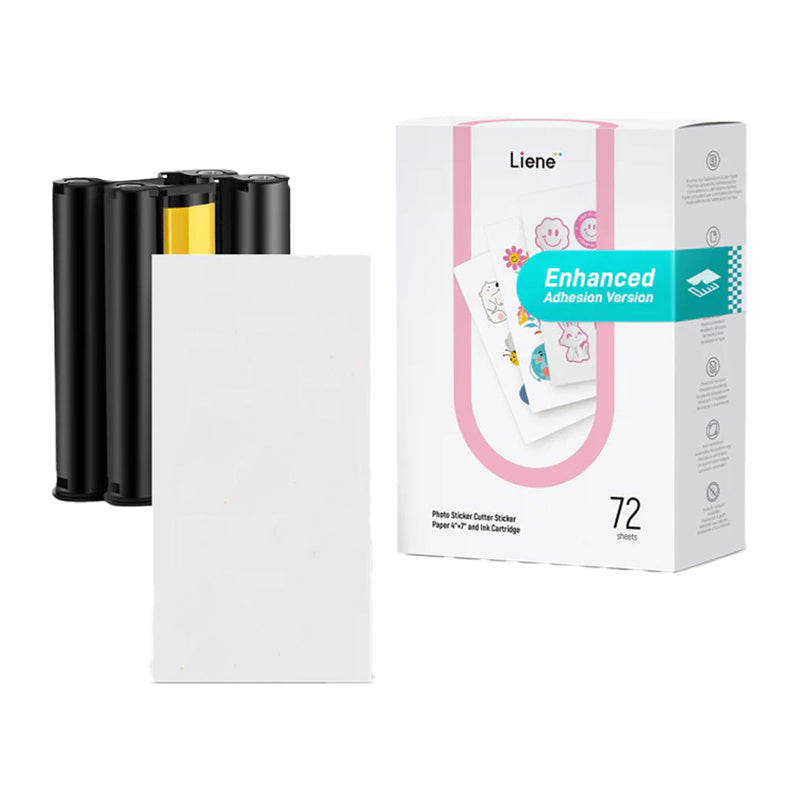Liene Photo Paper 4x7" for PixCut photo printer, 72pcs