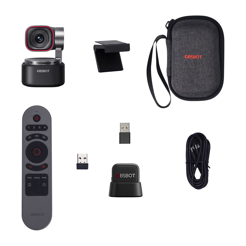 Kamera internetowa OBSBOT Tiny 3 z pilotem i mikrofonem