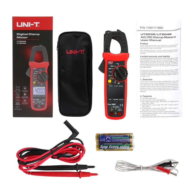 Uni-T Digital Clamp Meter UT204R