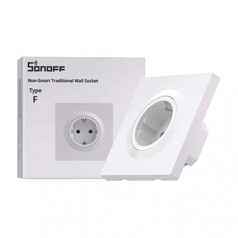 Traditional wall socket Sonoff WS01STPF-E (Type F)