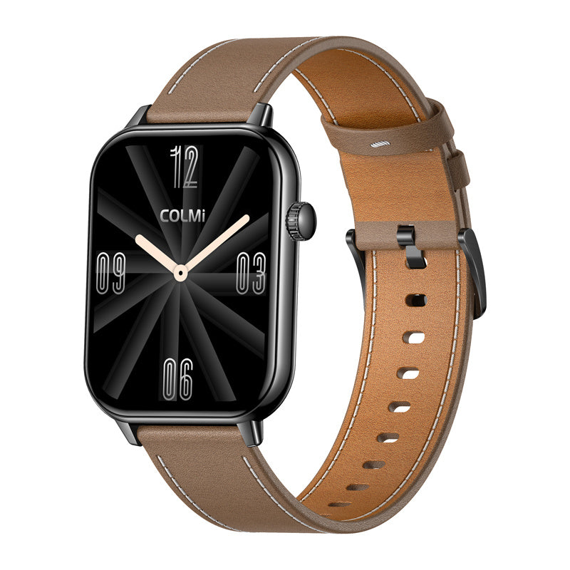 COLMI C28 Smartwatch Black + brown leather