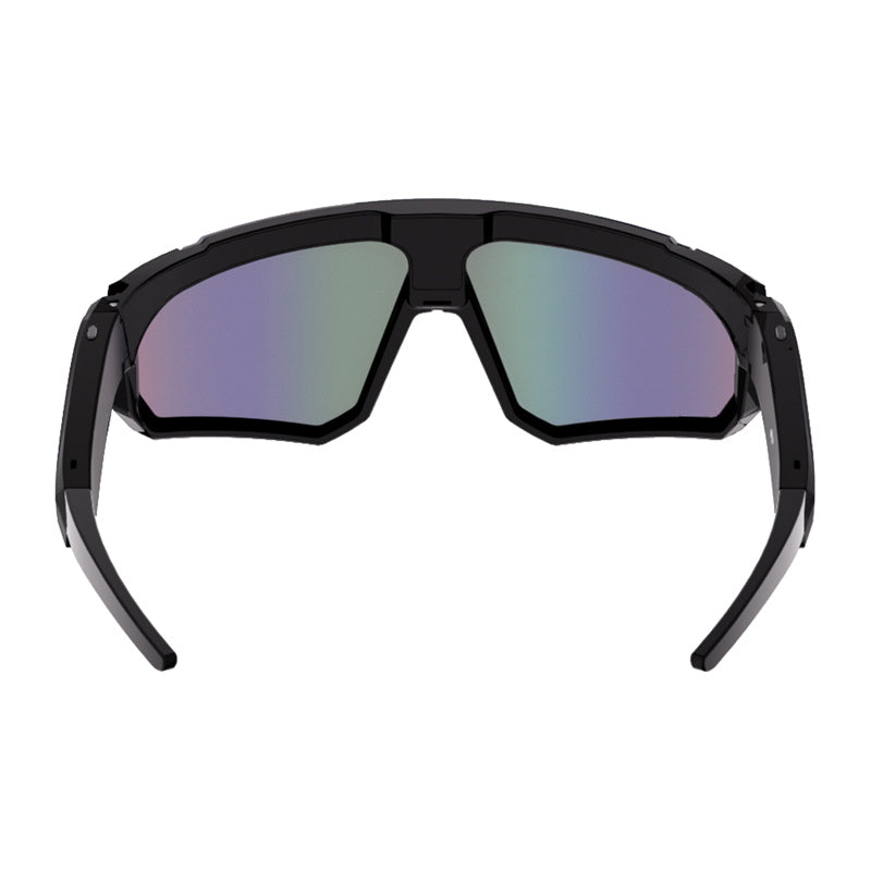Colmi V06 AI Black Sports Sunglasses (with Blue Lenses)