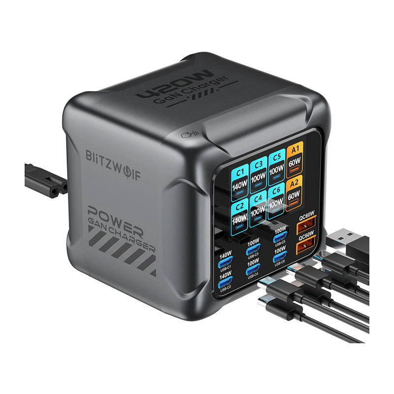 Blitzwolf BW-S33 Charger 420W 8 Ports