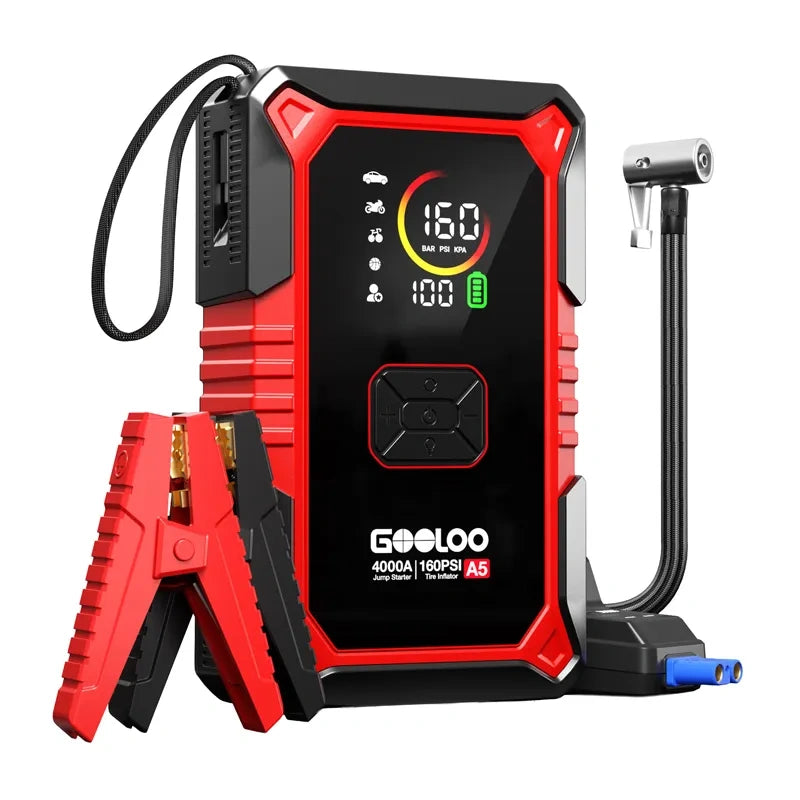 Jump Starter GOOLOO A5 2-in-1 with Air Compressor