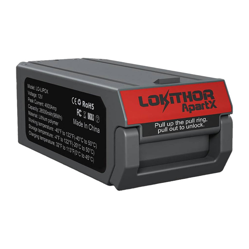 LO-LIPOX Battery for ApartX 4000A 26500mAh