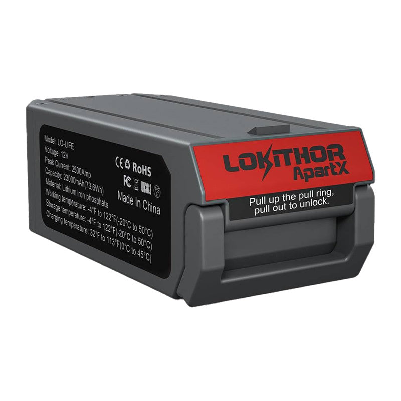 LO-LIFE Battery for ApartX 2500A 23000mAh