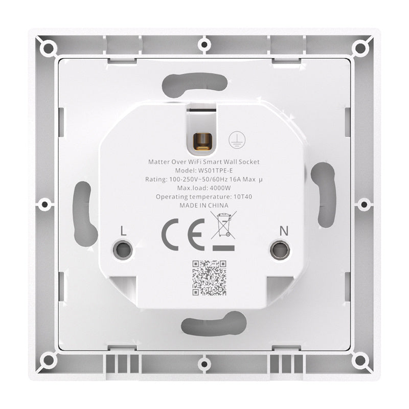 Smart wall socket Sonoff WS01TPE-E WiFi (type E)