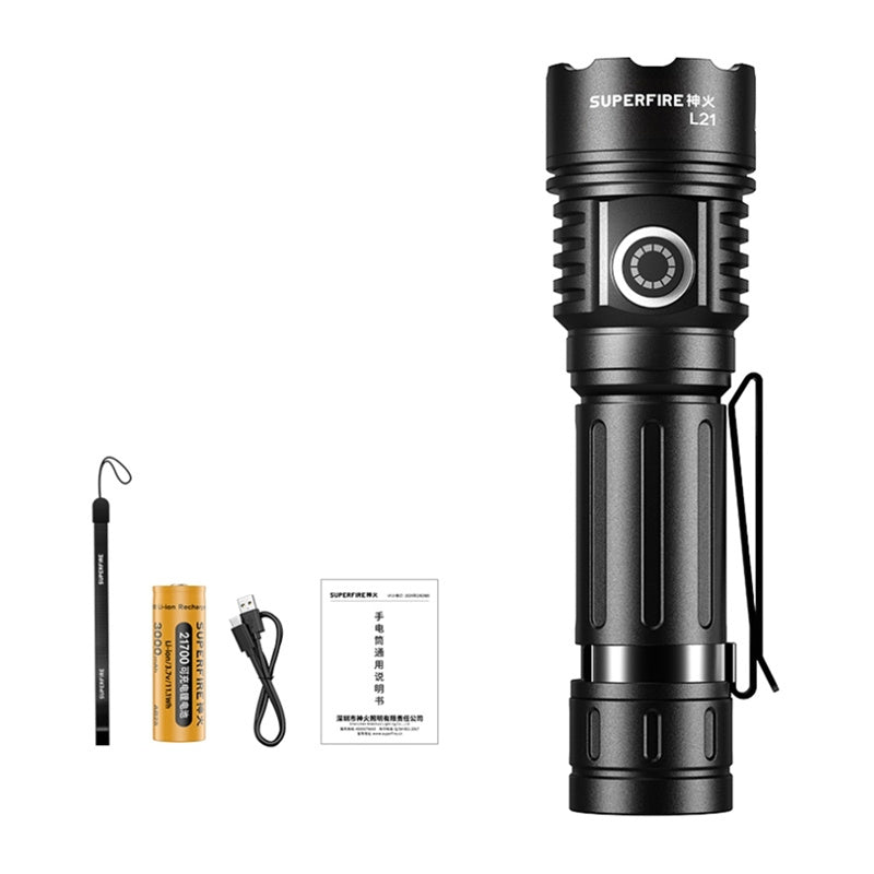Superfire L21 High-Powered Flashlight