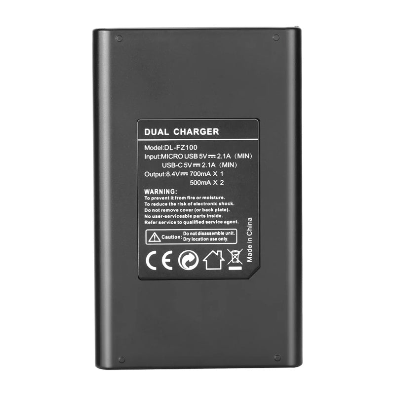 Dual charger for NP-FZ100 batteries NEEWER DL-FZ100