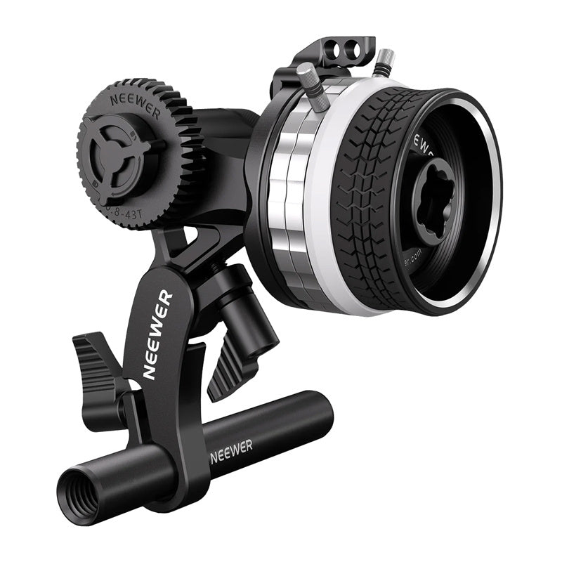 NEEWER METAL MINI FOLLOW FOCUS WITH A/B STOPS