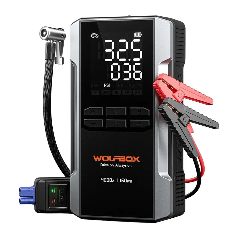 Jump starter WOLFBOX MegaVolt 24 Air 24000mAh 4000A