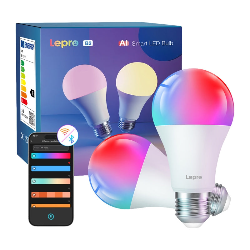 LED bulb LEPRO B2-2 E27 Wi-Fi 1100lm 2pcs