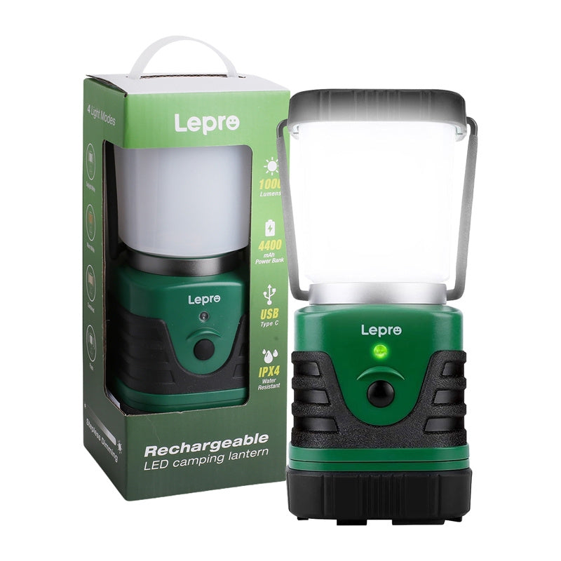 Camping lantern LEPRO 3300008 1000lm 3600mAh